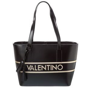 Valentino By Mario Valentino Prince Lavoro Leather Tote, Black